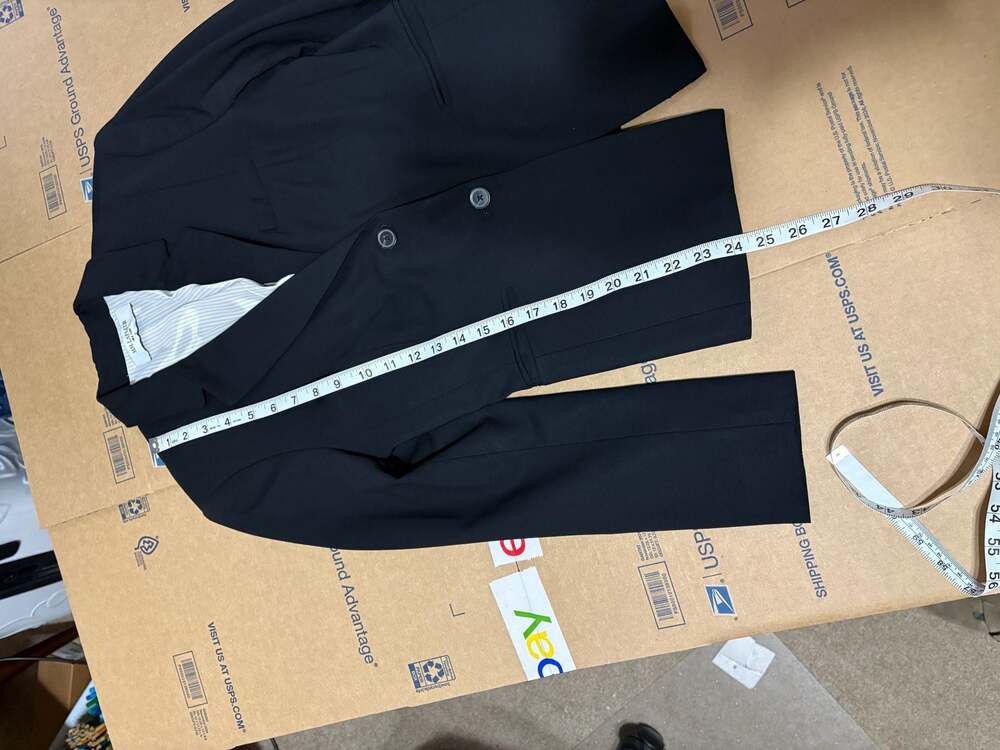 M.M.LaFleur The Hoffman Blazer in Black Wool Blend Size 6 career business work - Picture 7 of 7